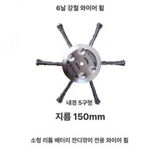온코 1 1 와이어 부품 예초기 [+] 브러시 제초기, 리튬 배터리 6인치 6헤드 풀컷 헤드, 1개, 기본 색상