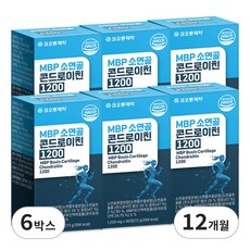 코오롱제약 MBP 소연골 콘드로이친 1200, 6개, 60정 6개, 60정