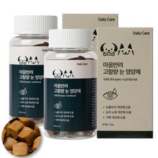 마음반려 고함량 눈 강아지영양제 눈물자국, 2개, 눈물개선/눈건강, 60정