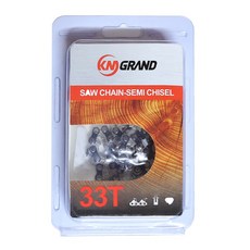 KM그랜드 16인치 체인톱날 20 33 제노아 스틸 엔진톱 기계톱 날, 1개