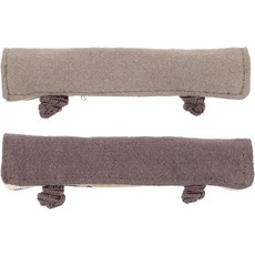 HOMSFOU 2팩 차 주전자용 스캘딩 방지 천 손잡이 커버 내열 냄비 랩 면 원단 보호대로 주방 안전과 편안함을 제공합니다