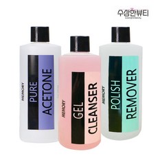 메모리 폴리쉬 리무버 퓨어 아세톤 젤클렌저 네일 매니큐어 대용량 1000ml, 1개