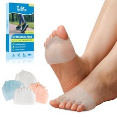 여성 및 남성을 위한 JNATER 발가락 분리기 중족골 패드 u2013 8Pcs 젤 스페이서 를 부드러운 발 쿠션 모튼의 신경종 장시간 걷기 서 있기 하루 종일 편안함