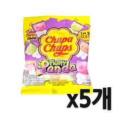 츄파춥스 플러피판다 젤리, 60g, 5개