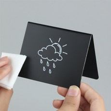 쥬넛 미니 탁상 보드 메모보드 미니메뉴판, L자형