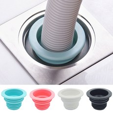 골든트리 실리콘 세탁기 호스 배수구캡 냄새차단마개 틈새막이 구멍마개, 랜덤색상 1개