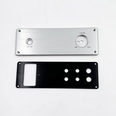 純功放外殼 全鋁合金機箱 前後級膽機殼 DIY, 1個, 前後開孔1