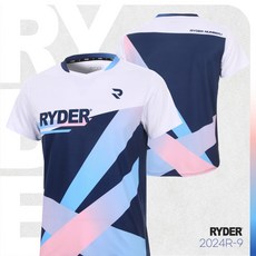 라이더 아울렛 2024R-9 경기복 반팔티 배드민턴 탁구 피클볼 스포츠의류