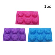 수제 DIY 빵 몰딩 실리콘 몰딩 실리콘 몰딩 실리콘 몰딩 실리콘 몰딩스케이케이스, 랜덤 색상