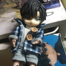 光與夜之戀 蕭逸 ob11 可動人偶公仔, 1個, 襯衫蕭逸（頭殻+3錶情+娃體娃衣）,爽快的小寶贈小鞋子襪子配件