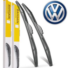 와이퍼블레이드 폭스바겐 골프 와이퍼 실리콘 2개 세트, 골프5 MK5 06년-09, 골프5 MK5 06년-09