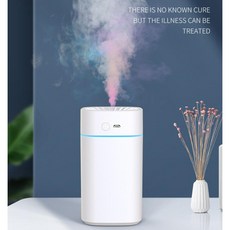 차량용가습기 USB 충전 미니 휴대용 가습기, 흰색