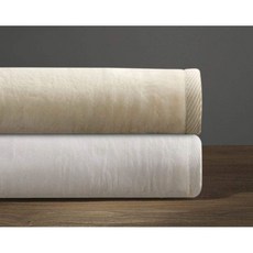 면과 아크릴 부드러운 담요 캐시미어 부드러움 포르투갈에서 수입 (퀸 크림), Throw, Cream