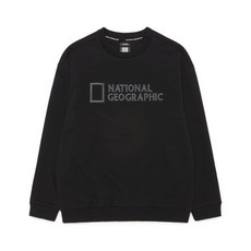 내셔널지오그래픽키즈 맨투맨 티 K241USW910 빅로고 MTM CARBONBLACK NKF335 티셔츠