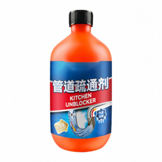 一滴通 廚房水槽管道疏通劑 強力溶解快速疏通 殺菌率99.9%, 1個, 500ml