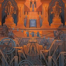 페인팅 링 아트 레트로 풀 드릴 키트 빈티지 필름 모르도르 성 마법의 침실 장식, 2. HKQTA113-8, E. Round 40X60CM