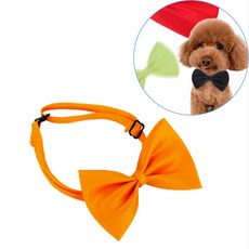 [샵피카] 애견넥타이 고양이리본 리본넥타이 대형견나비넥타이 검은넥타이, 검정