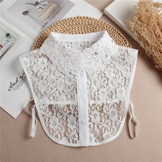 펀칭 레이스 페이크 카라 넥케이프 이너카라 레이스 kbk+2947Hf