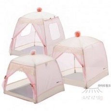 우노상점 WOLF LAUNCH POMPOM 펫하우스 (라이트 핑크) 반려동물집, M