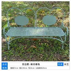 접이식 야외벤치 선반 철제 나무 꾸미기 옥상 레트로, F. 빈 스타일의 오래된 녹색, F. 오래된 녹색 빈 스타일