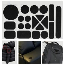 찢어진 패딩 구멍 수선 패치 바람막이 점퍼 가방 쇼파 텐트 방수 셀프수리, 1개