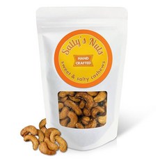Sally's Nuts - 프리미엄 수제 스위트 & 솔티 너트 - 비건 글루텐 프리 방부제 프리 코셔 인증 수제 소량(226.8g(8온스) 캐슈), 캐슈, 8oz, 226.8g, 1