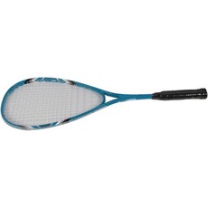스쿼시 라켓 오버사이즈 진동 감소 투명 스트링 스포츠 가볍고 편안한 학교 운동장 그립감 파란색
