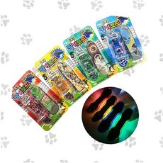 발광 핑거보드 스케이트보드 미니어처 손가락 보드 야광 LED 조명 실내 데스크 취미용 컬렉션, 1개, 상세페이지 참조