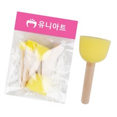 도장찍기 스펀지 4종세트 초등만들기 물감놀이 스펀지도장