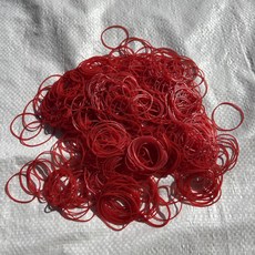 HY 天然橡膠 紅色橡皮筋 17號*1.1mm細 10kg包裝 金紙捆綁/信封綑綁/各式包裝, 1箱, 紅色