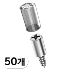 펴나나다 선반 고정 다보 피스 + 고무 슬리브 50P, 1세트