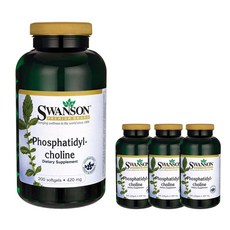 SWANSON 斯旺森 卵磷脂膠囊, 4罐, 200粒