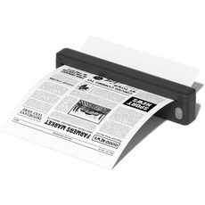 웹 텍스트 시험 인쇄용 Aoreac A4 열 프린터 203dpi 조절 가능한 용지 너비 데스크탑 USB 56mm 77mm 107mm 210mm 216mm 블랙, Black