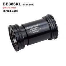 픽시 로드 스레드 인 카본 자전거 하단 브래킷 MTB BB 세트 밀폐 베어링 로드 자전거 크랭크 중심축 BB30 PF30 BB386 46/42x30-30mm