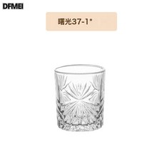 DFMEI 家用復古洋酒杯子威士忌酒杯水晶玻璃啤酒白酒酒吧酒具套裝, 1個