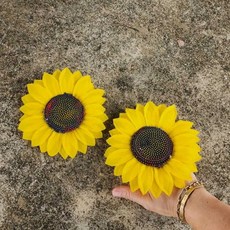 응원 도구 손잡이 꽃 모양 장식 소품 행사 파티 콘서트 공연 관람 휴대, 1개, 상세페이지 참조