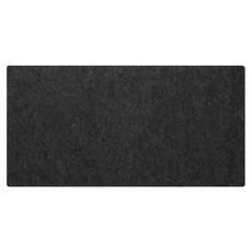 GUEFOON止滑毛氈辦公桌墊透氣款, 1個, 黑灰毛氈標准款:300*230mm（13507）