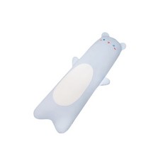 여름 냉감 아이스 바디필로우 롱 쿠션, 블루(곰)