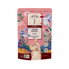 RON RON 虎嚕 機能主食貓餐包 12入組, 12個, 75g, 1號-雞肉+鮭魚
