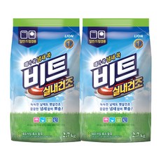 비트 실내건조 분말세제 본품, 2.7kg, 2개