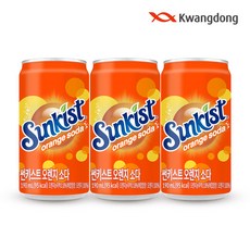 썬키스트 오렌지 소다 탄산음료, 190ml, 30개