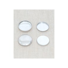 패션스타트 민자 리필용 싸게단추 25mm 벌크 50개입 실버, 50개