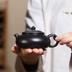 宜興紫砂壺 寒江壺 150cc, 1個, 296朱泥捂灰寒江（礼盒证书）