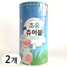 로얄제과 초유 츄어블 플러스 뉴질랜드산 초유, 2개, 180g