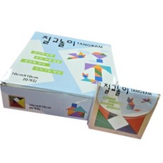 인지력발달 칠교놀이 100x100mm(20개입)