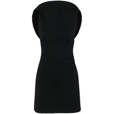 자크뮈스 라 로브 보르도 미니 드레스