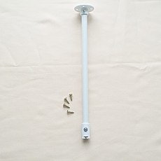 드림아트 (휘어지는 구간에 적합) 라운드 커튼레일 (120~420cm 22종), 화이트 지지대(소)