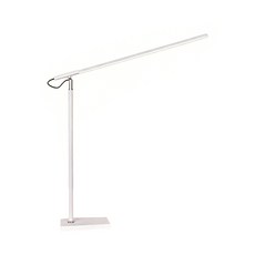 LED全光譜檯燈 69cm長 69cm高 鋁材+鐵藝 黑色/白色, 白桿-三色變光