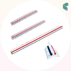 SCS 우찌다 삼각 스케일 축척자 제도용자 일산 15cm 갑 10개입 측정자