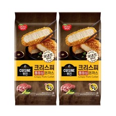 동원 퀴진 크리스피 돈까스(통등심) 480g, 2개